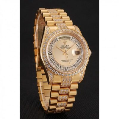 c0f64ab314801eebc8cc32608d2583e4 Rolex Daydate 1453954 Gold Dail Men Watch