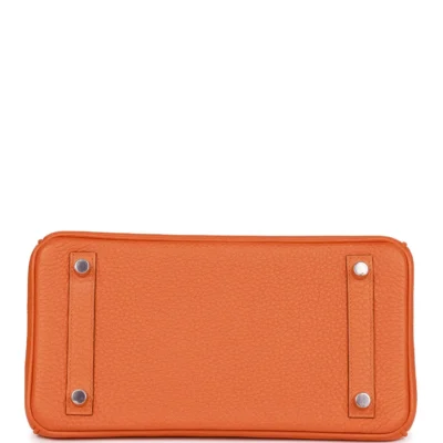 c150d43d1391edea27eedd0b8d36ef91 Hermès Birkin 25 Orange Togo Palladium Hardware