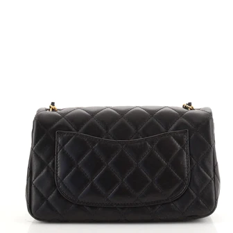 Chanel Pearl Crush Flap Bag Quilted Lambskin Mini