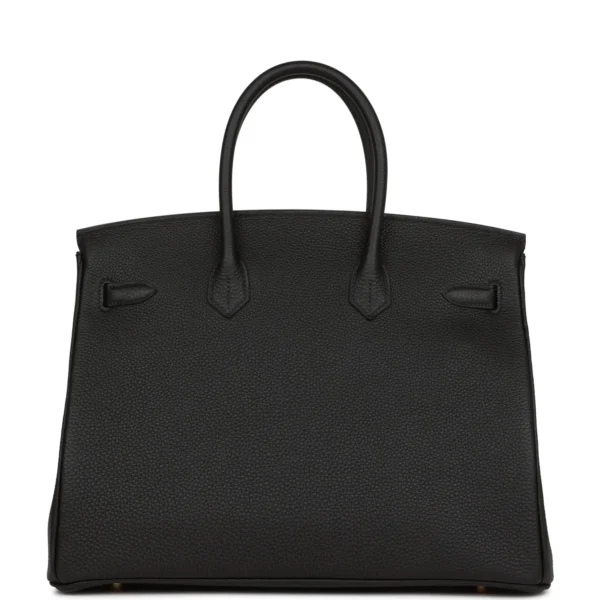 Hermès Birkin 35 Black Togo Gold Hardware