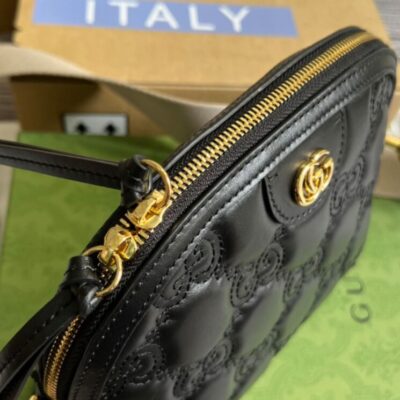 c2366f5ce5f67d049feb6e1b05d6de5c Gucci Matelasse Leather Shoulder Bag 702229 Black