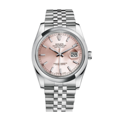 Rolex Datejust 116200PSJ 36MM Pink Dial Silver-tone Case