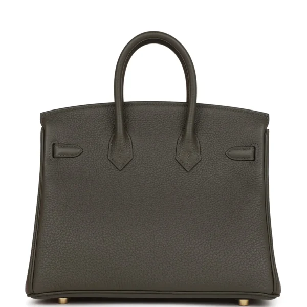 حقيبة Hermès Birkin 25 Vert de Gris توغو إكسسوارات معدنية ذهبية