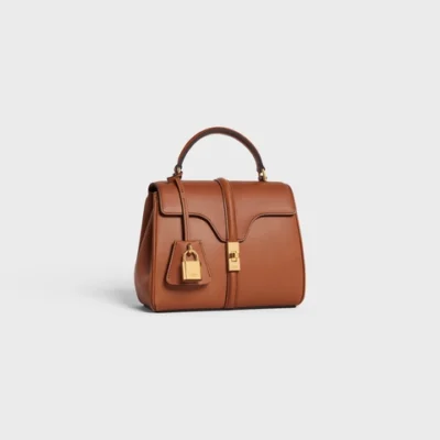 MINI 16 IN NATURAL CALFSKIN TAN
