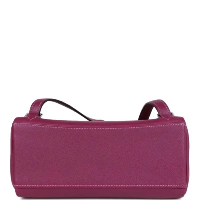 حقيبة ظهر هيرميس Kelly Ado Anemone Evercolor مع إكسسوارات معدنية من البلاديوم