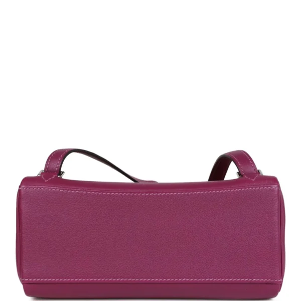 حقيبة ظهر هيرميس Kelly Ado Anemone Evercolor مع إكسسوارات معدنية من البلاديوم
