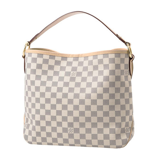 حقيبة هوبو لويس فويتون N41462 Delightful PM Damier Azur من الكانفاس
