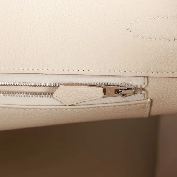 Hermès Birkin 35 Craie Togo Palladium Hardware