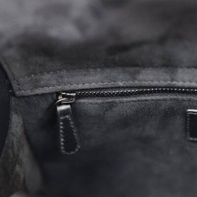 Christian Dior Medium Lady Dior Tote Black Lambskin Ruthenium Hardware