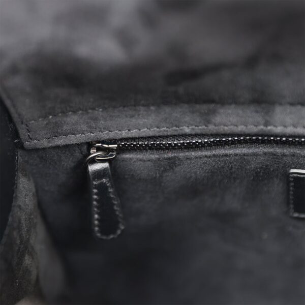 Christian Dior Medium Lady Dior Tote Black Lambskin Ruthenium Hardware