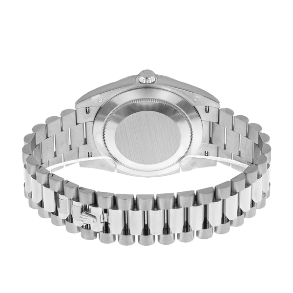 Rolex Day-Date 228349BKSP 40MM Black Dial Silver-tone Case