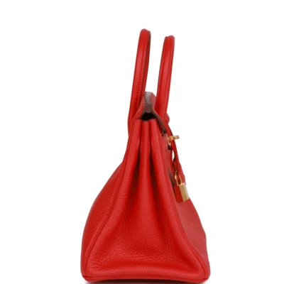 Hermès Birkin 25 Rouge de Coeur Togo Gold Hardware