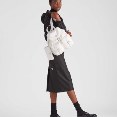 Prada Re-Nylon medium backpack - White