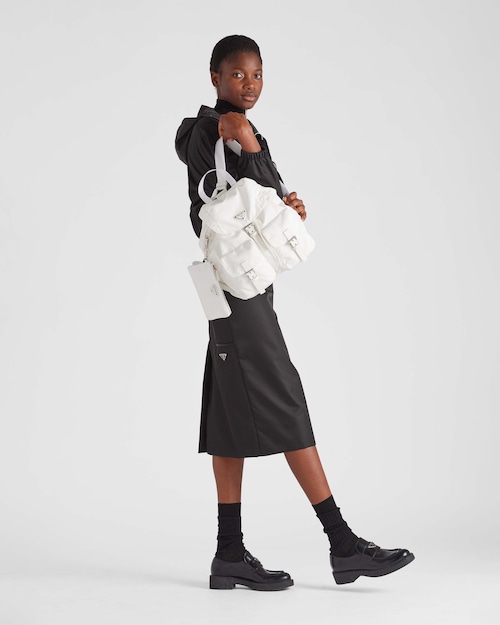 Prada Re-Nylon medium backpack - White