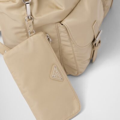 Prada Re-Nylon medium backpack - Desert Beige