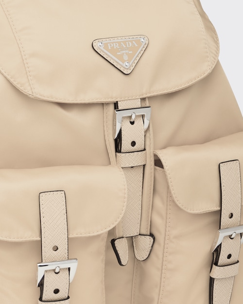c5ed6bcaf07259c1def4458bec6a3fd6 Prada Small Re-Nylon backpack - Desert Beige