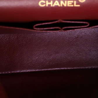 Chanel Vintage Classic Double Flap Bag Quilted Lambskin Medium