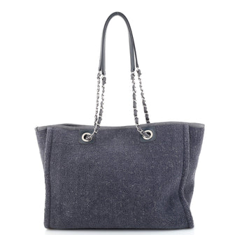 Chanel Deauville Tote Boucle Small