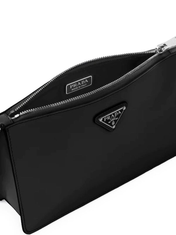 حقيبة صغيرة Prada Brushed جلد