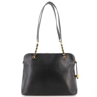 Chanel Vintage Timeless Zip Tote Caviar Large