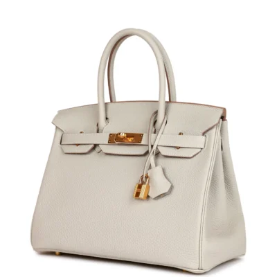 Hermès Birkin 30 Gris Perle Togo Gold Hardware