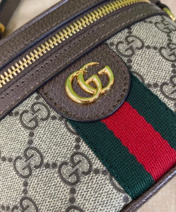 c9129f6bca8052ab3ad775ee3e7196c6 Gucci Ophidia GG Top Handle Mini Bag 699532 Dark Coffee