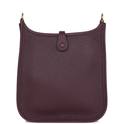 c98d86f740e29e66ed1b9a8a53bd9685 Hermès Evelyne TPM Cassis Clemence Gold Hardware