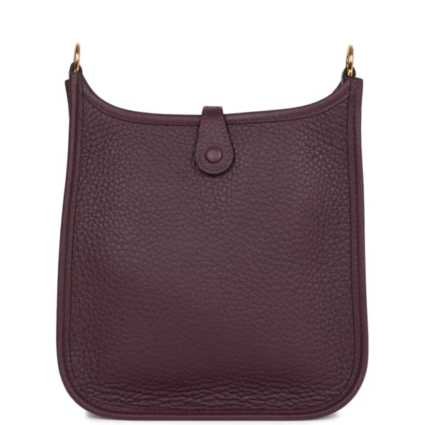 c98d86f740e29e66ed1b9a8a53bd9685 Hermès Evelyne TPM Cassis Clemence Gold Hardware