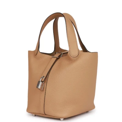 c99b3626a6fe82ef478acec5207e2a37 Hermès Picotin Lock 18 Chai Clemence Palladium Hardware