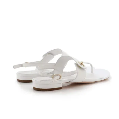 Chanel Women's Turnlock CC Thong Sandals Leather