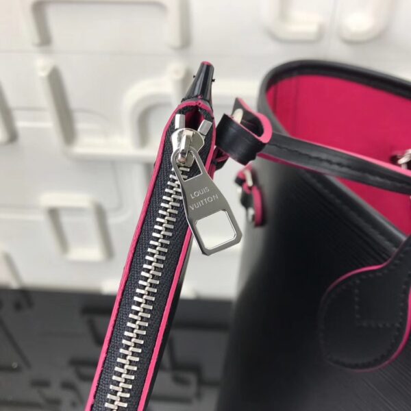 路易威登 Neverfull MM Noir Epi 皮革 M54185 包