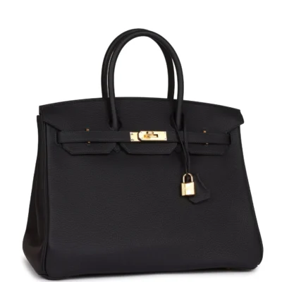 c9f1454ac75c9cf2981fd96a7f944dc1 Hermès Birkin 35 Caban Clemence Gold Hardware