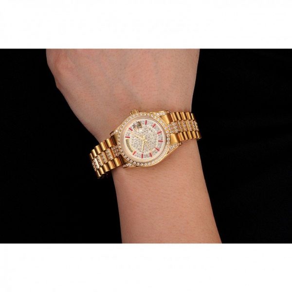 Rolex Daydate 1453960 Gold Dail Men Watch