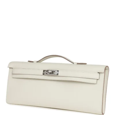 Hermès Kelly Cut Mushroom Swift Palladium Hardware