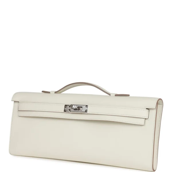 Hermès Kelly Cut Mushroom Swift Palladium Hardware