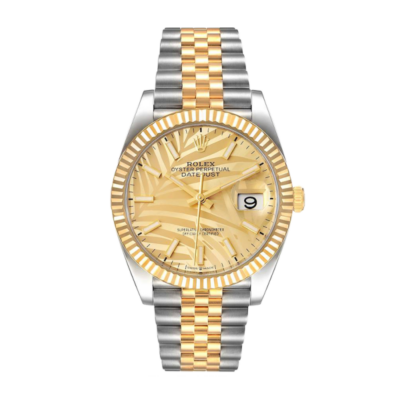 Rolex Datejust M126233-0037 36MM Gold Dial Silver-tone Case