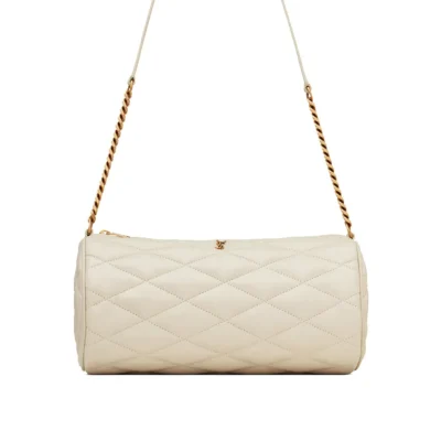 YSL Sade Small Tube Bag in Quilted Lambskin