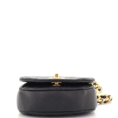 Chanel Coco Mail Clutch with Chain Quilted Calfskin Mini