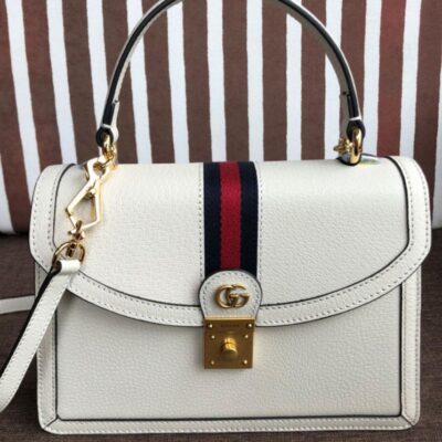 Gucci Ophidia Small Top Handle Bag With Web 652683