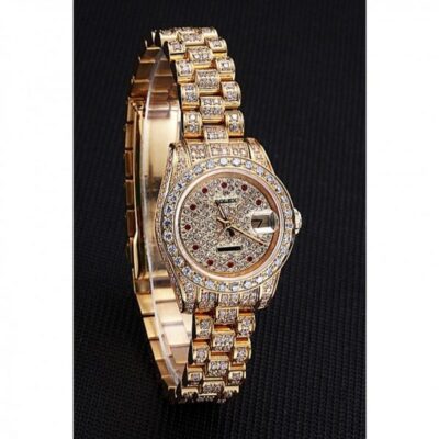 ساعة نسائية رولكس Datejust 622024 مينا باللون الأبيض