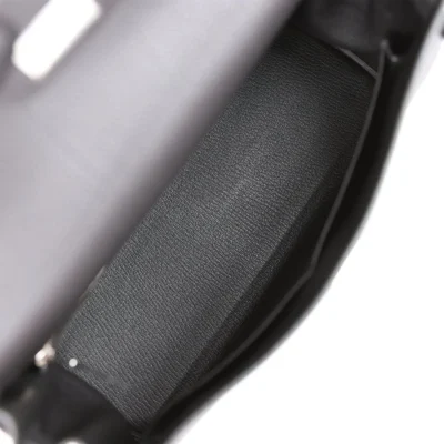 Hermès Kelly Retourne 32cm Black Togo Palladium Hardware
