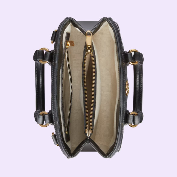 GG matelassé mini top handle bag