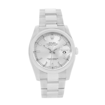 Rolex Datejust 116200SSO 36MM Silver Floral Dial Silver-tone Case