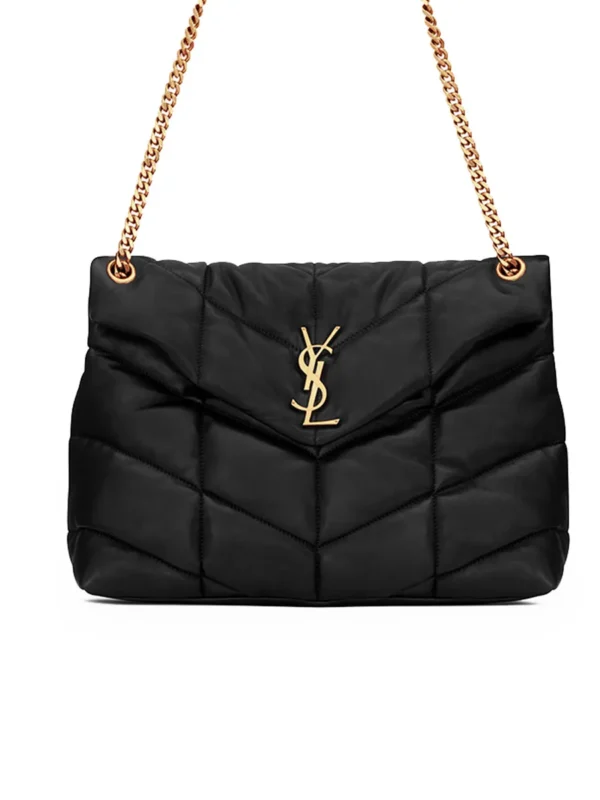ccde3de1da4cf789c7065148df08e5ac YSL Puffer Medium Chain Bag in Quilted Lambskin
