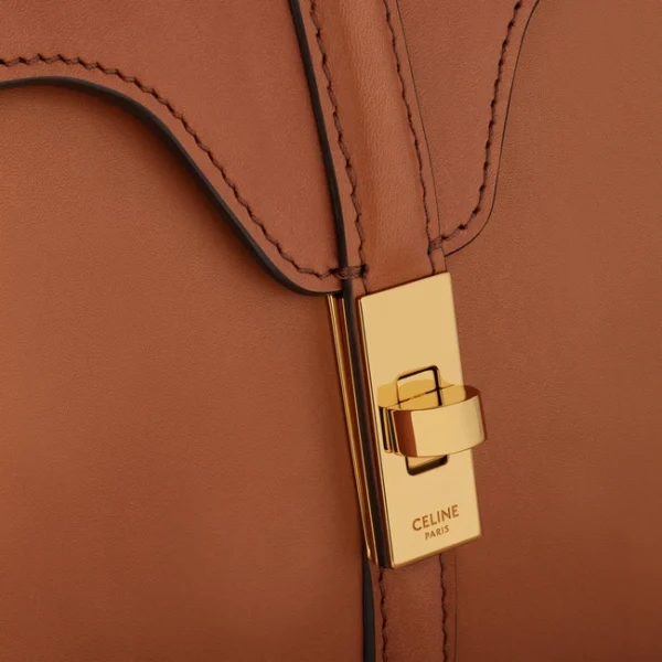 MINI 16 IN NATURAL CALFSKIN TAN