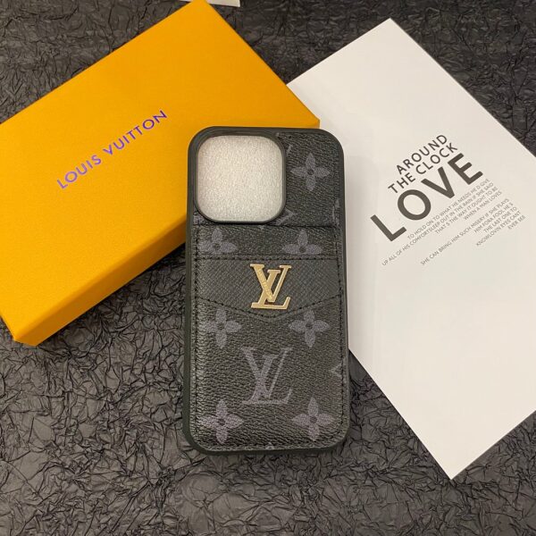 ce172c5d4c20636d51700f63a70677be LUXURY MONOGRAM GENUINE LEATHER IPHONE CASE FLIP WALLET Roxy New 2