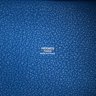 Hermès Picotin Lock 18 Bleu France Clemence Palladium Hardware