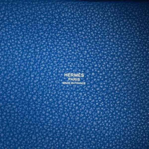Hermès Picotin Lock 18 Bleu France Clemence Palladium Hardware