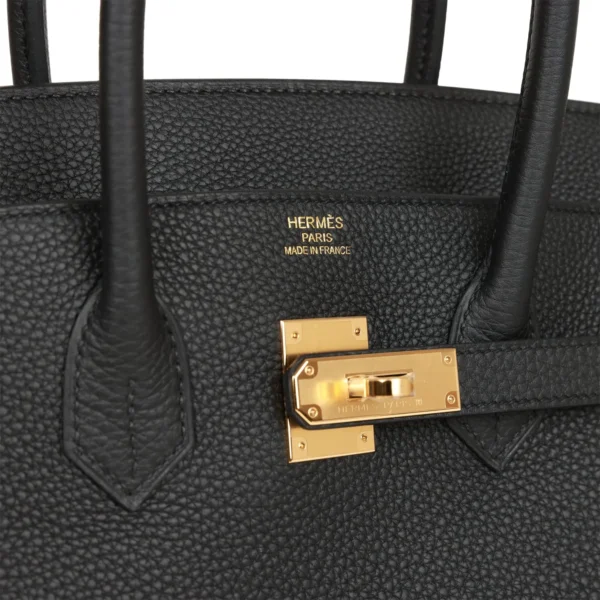 Hermès Birkin 35 Black Togo Gold Hardware