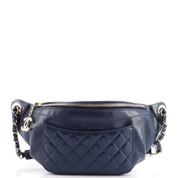 Chanel Bi Classic Waist Bag Quilted Lambskin